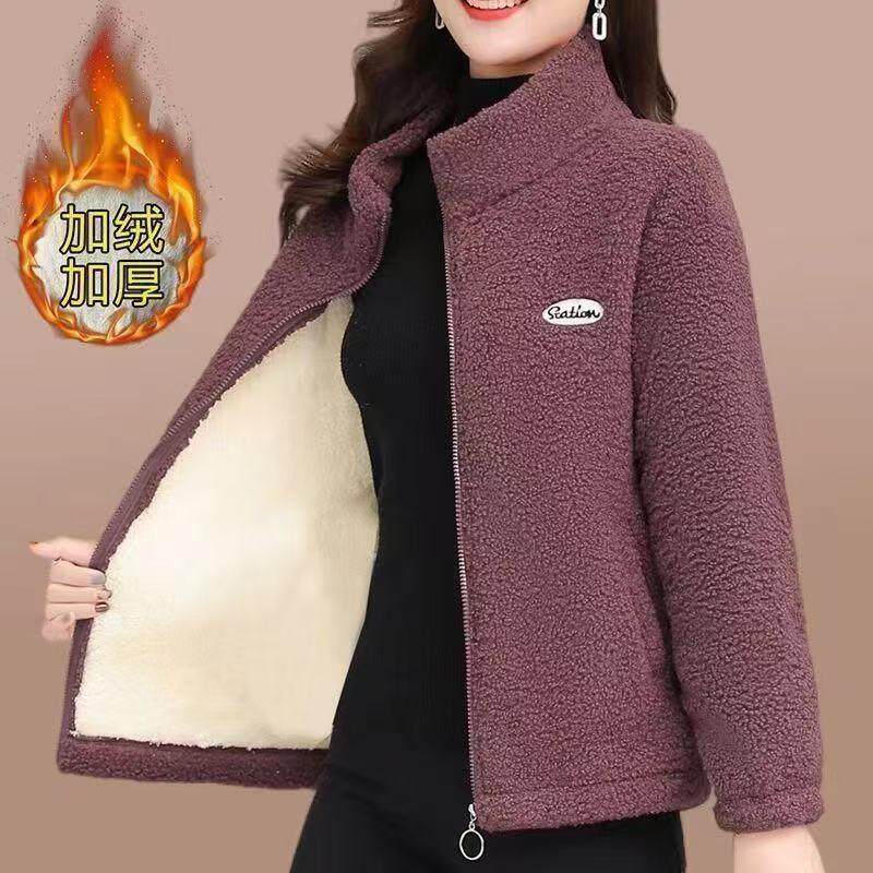 山东即墨源头工厂中山卫裤广州十三行新款冬季加绒加厚棉衣女大码