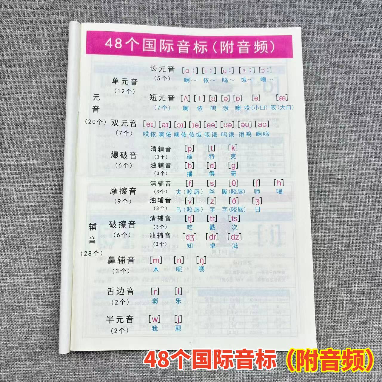 趣味学48个国际音标小学
