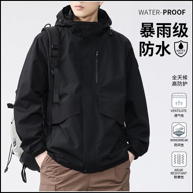 福建泉州石狮运动服饰山东即墨卫衣浙江台州三门冲锋衣男工装薄款