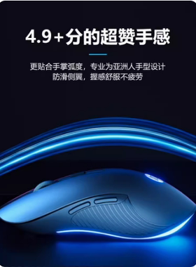 HP惠普M280有线鼠标游戏静音电竞专用USB笔记本台式电脑办公通用