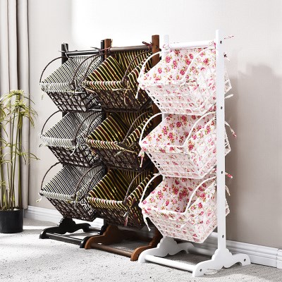 高档柜子收纳厨房架子置物蔬菜水果储物家用放零食的客厅多层三层高性价比高么？