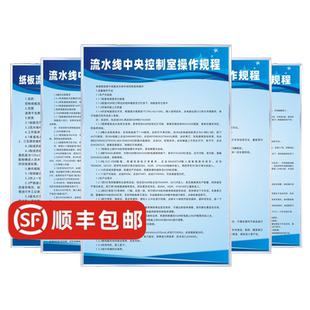 纸板流水线操作规程中央控制室单面机胶水配置双面机车间安全生产厂规厂级十不准空压机叉车行车安全操作规程