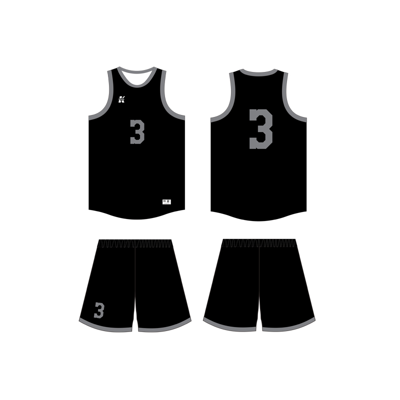 森耐特新款纯色篮球服套装