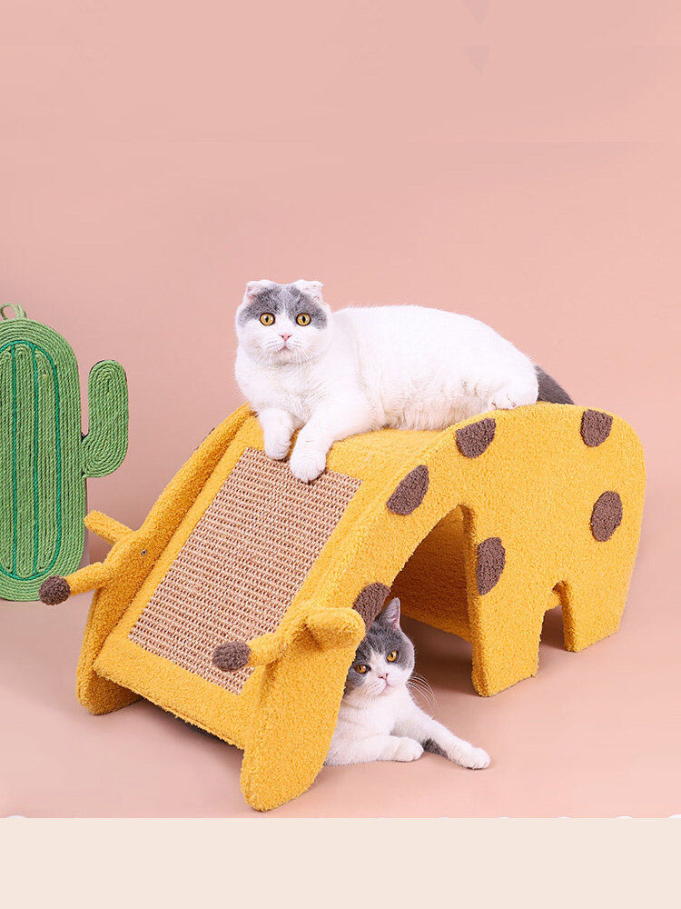 正品史卢比长颈鹿猫爬架猫架小型猫窝猫树一体实木墙壁式猫咪玩具