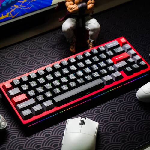 HX20键帽143键原厂侧刻透光PBT五面热升华机械键盘帽