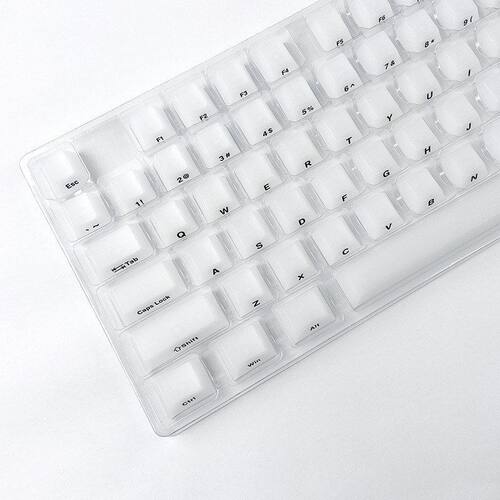 原厂高度雾透PC透明键帽透明键帽