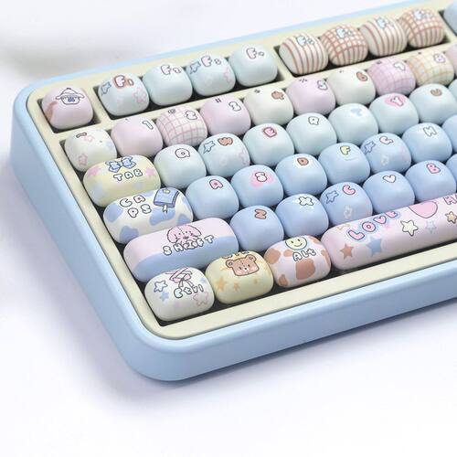 MOG馒头键帽玩具屋大全套PBT键帽