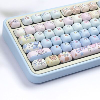 MOG馒头键帽玩具屋大全套PBT键帽