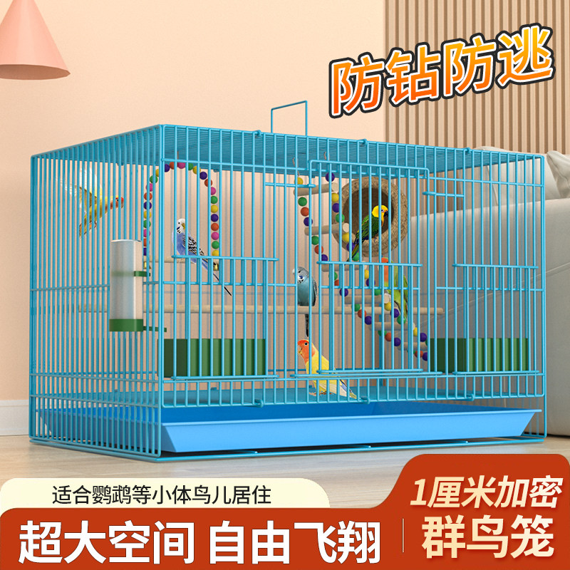 金属鸟笼虎皮鸟笼子！推荐买它！