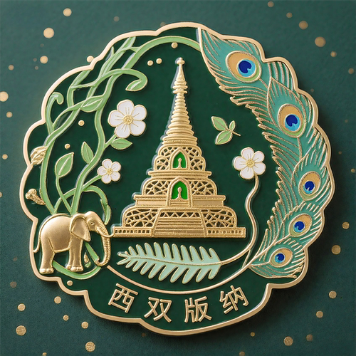 云南西双版纳冰箱贴文创纪念品