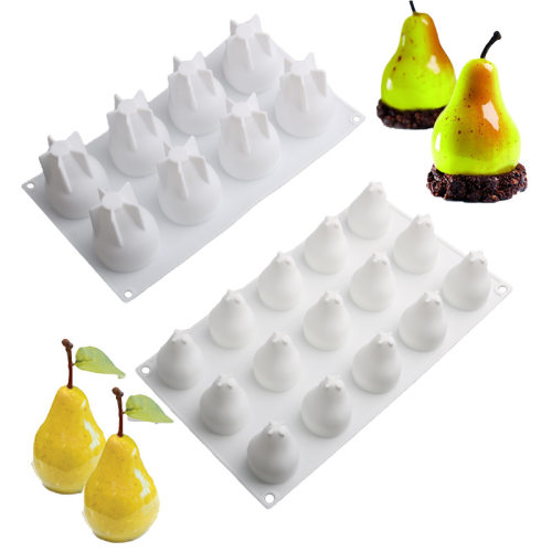 3D立体梨子法式慕斯蛋糕模具