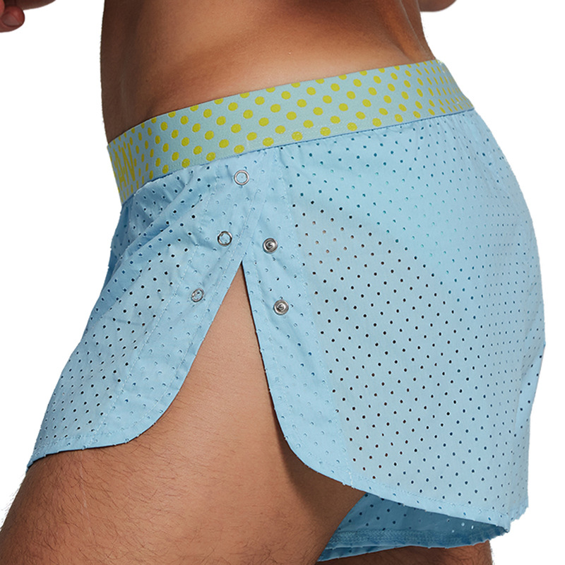 侧边开扣高叉男士阿罗裤