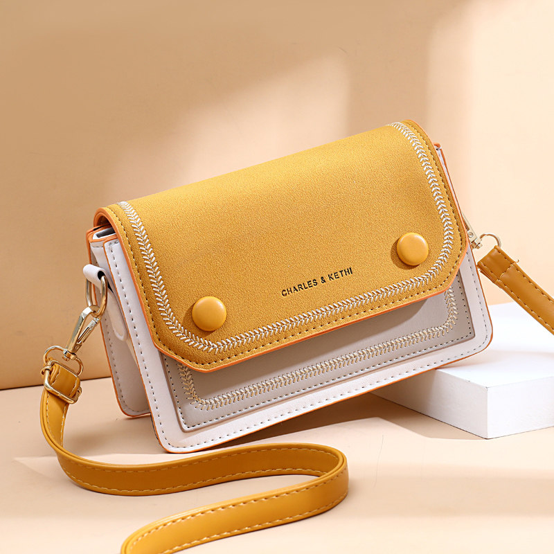 时尚小包包新款2020流行高级感宽肩带斜挎包女百搭ins单肩小方包