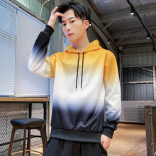 男秋季 2019新款 秋天休闲衣服卫衣潮 冠军犀牛长袖 卫衣运动装
