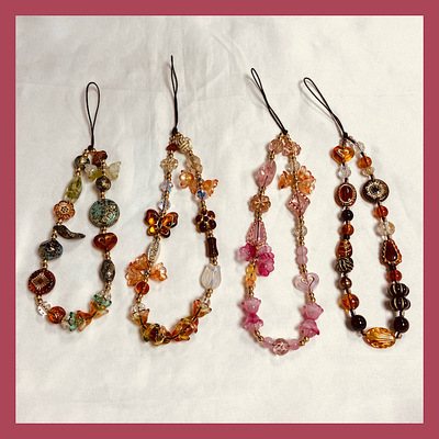 时尚女士串珠链ins手腕挂饰壳钥匙挂件ccd相机挂链防丢