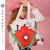 Оригинальная небольшая дизайнерская сумка через плечо, шоппер, барсетка, коллекция 2021, на шнурках