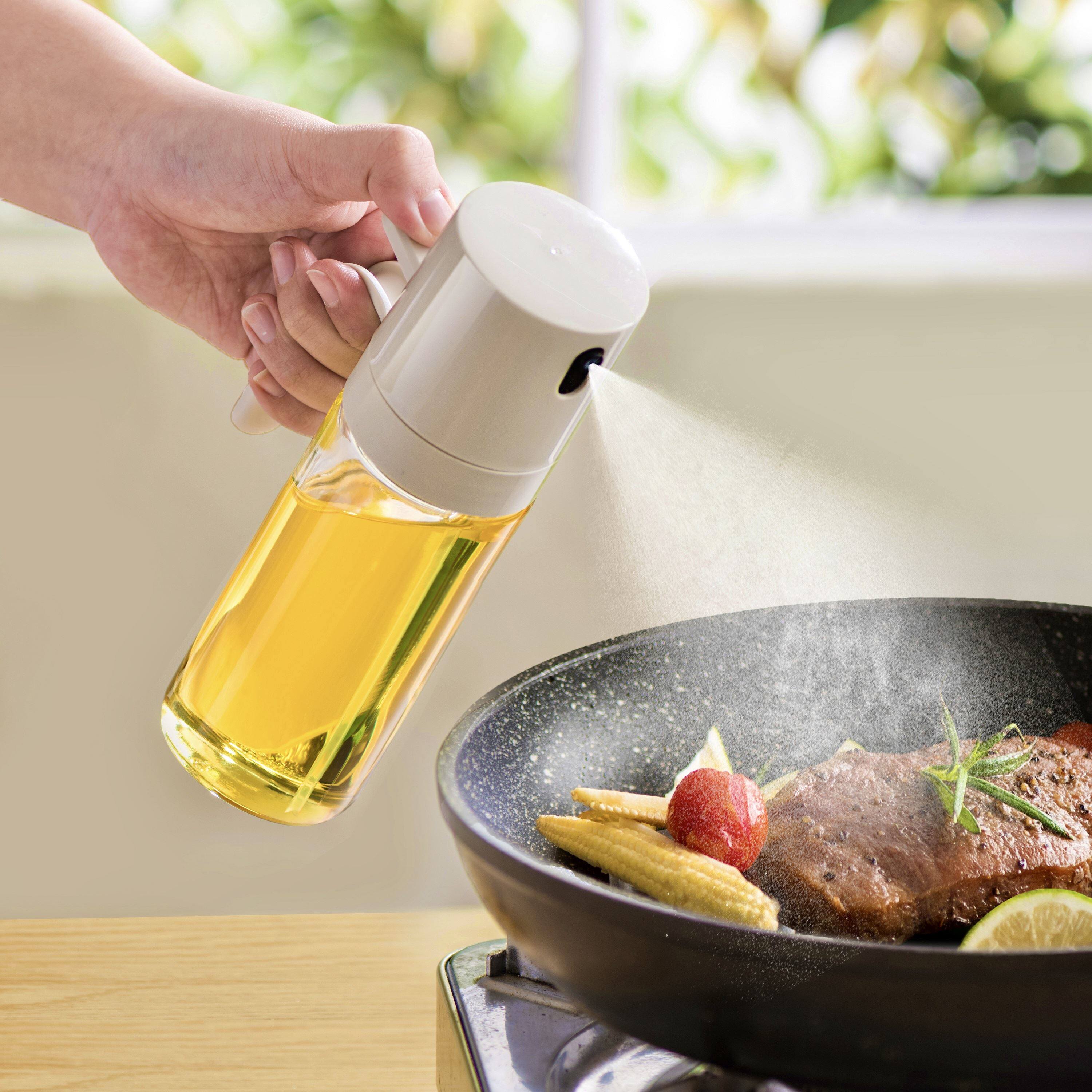 玻璃喷油壶瓶防漏油空气炸锅厨房家用喷雾化油罐食用不挂油