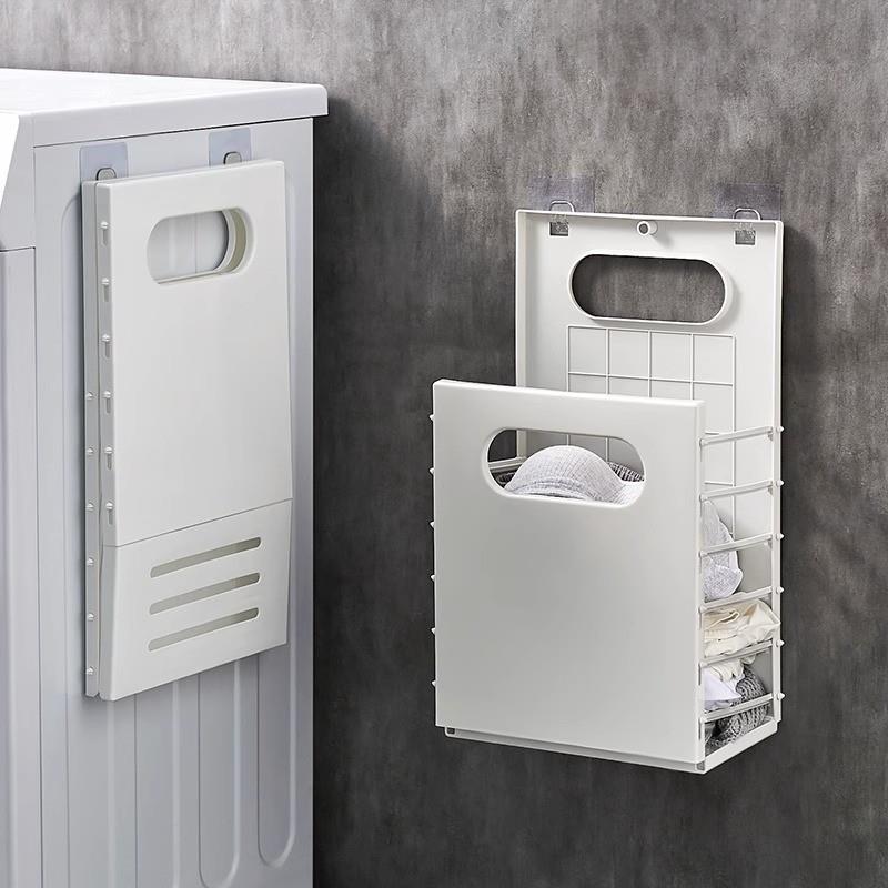 大容量壁挂折叠脏衣篮脏衣