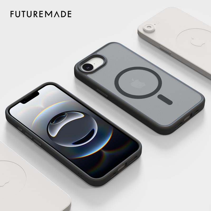 FUTUREMAD新款肤感适用于苹果16e磁吸手机壳磨砂iphone16e简约保