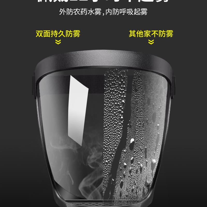 德国电焊防护面罩防飞溅防雾高清全脸防风沙打磨焊工专用头盔劳保