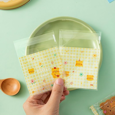 雪花酥独立小包装袋自封粘