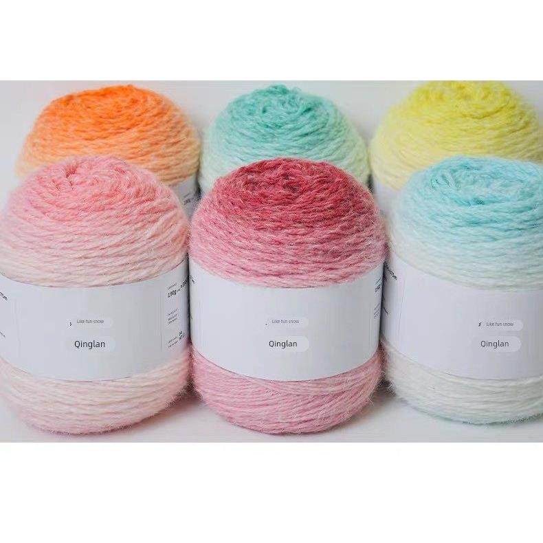 腊肠围巾毛线如意鸟轻岚长绒渐变毛线手工编织钩针钩织七星毯围巾,服饰配件/皮带/帽子/围巾,毛线,淘宝优惠券,粉丝福利购,淘宝优惠卷