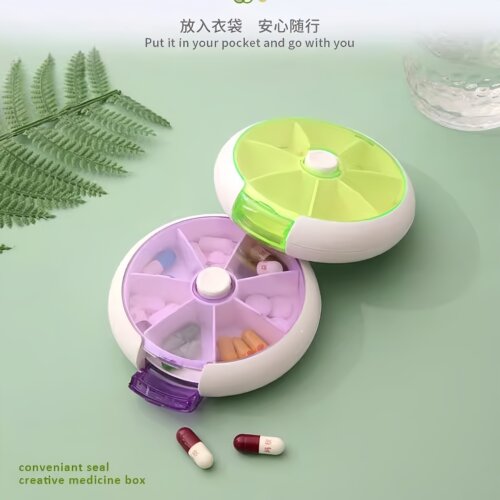 便携式药盒分装一周七天随身小号