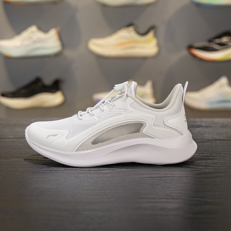 李宁蜻蛉3.0运动鞋男女中大童2025夏季新款网面透气休闲鞋YKCU242