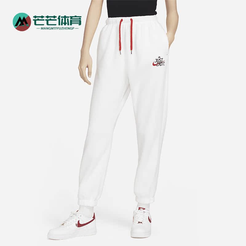 Nike/耐克正品春季新款女子运动训练加绒束脚长裤FD4069-121
