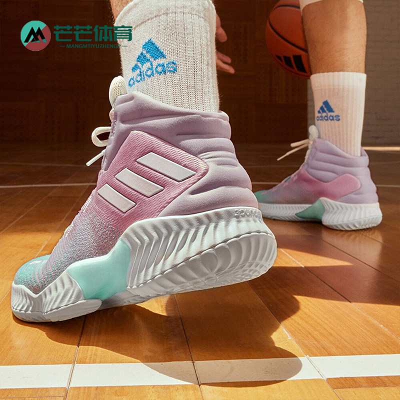 Adidas/阿迪达斯正品PRO BOUNCE 2018男女运动篮球鞋IG4496
