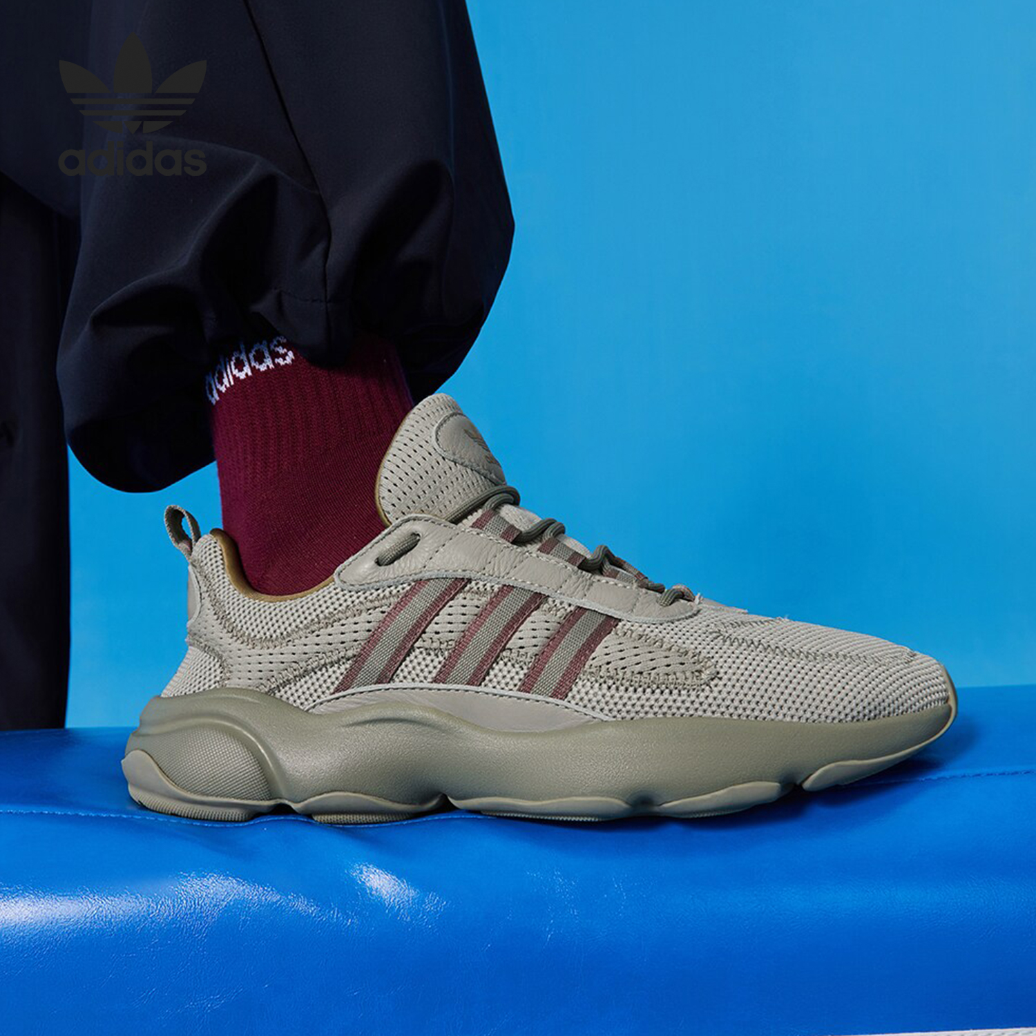 阿迪达斯男女经典复古老爹鞋