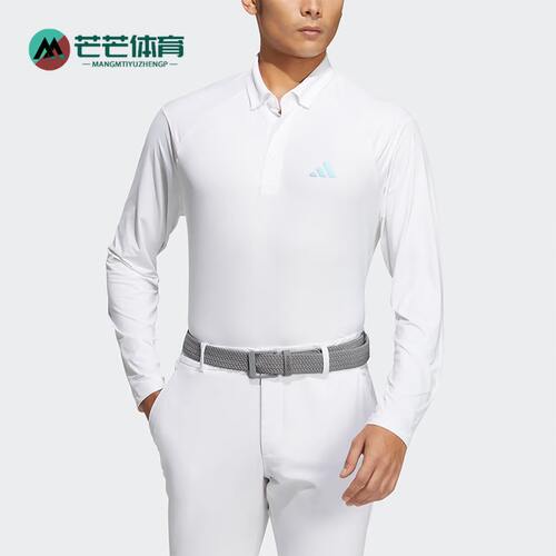 阿迪达斯男子高尔夫长袖POLO衫