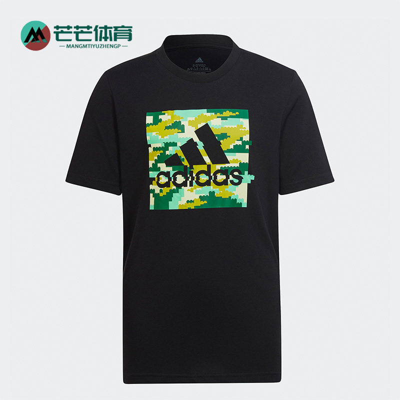 阿迪达斯正品大童短袖T恤