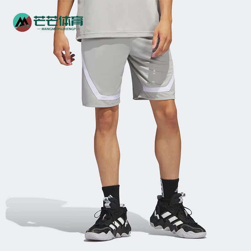 Adidas/阿迪达斯正品PRO BLOCK SHORT男子篮球运动短裤IC2432