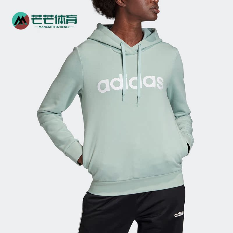 阿迪达斯女子休闲舒适连帽卫衣