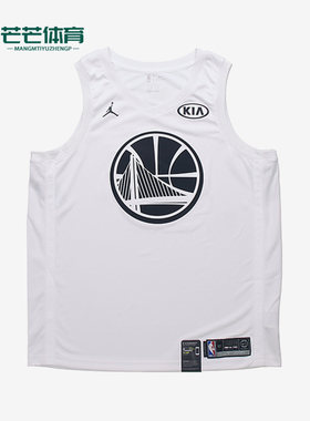 Nike/耐克正品库里全明星30号男子运动球衣背心928874-101