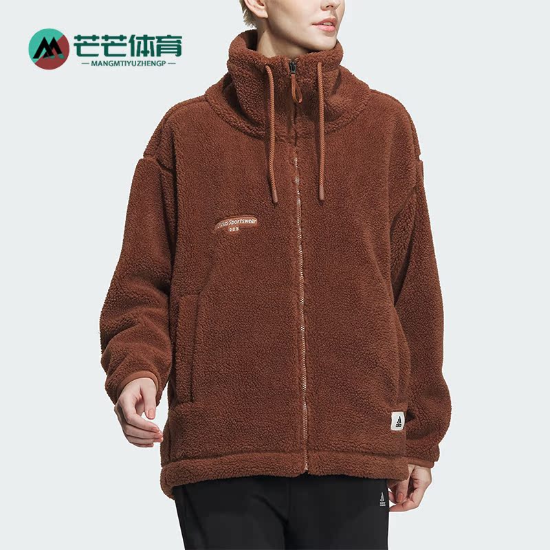 阿迪达斯正品女子加绒外套