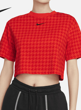 Nike/耐克正品夏季新款女子休闲运动短袖T恤 DD5034-673
