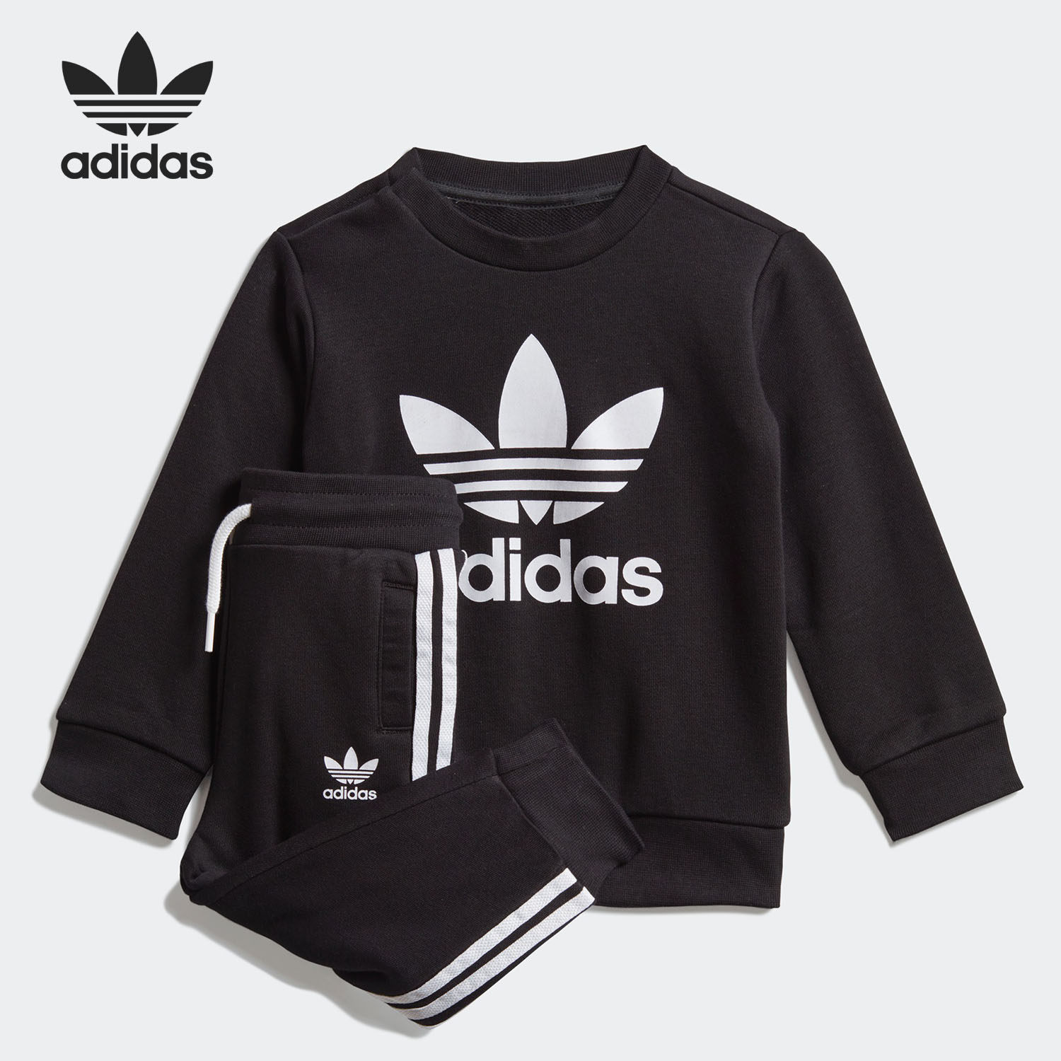 阿迪达斯秋婴童运动套装正品