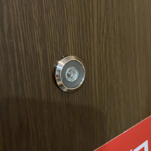 入户老式堵孔防偷窥家用门铃大门防盗管径16mm通用锌合金防撬神器