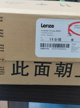 伦茨变频器E84AVHCE4024VX0–ETXXX 议价