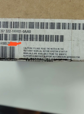 西门子6ES7322-1HH01-0AA0仅开封。 议价