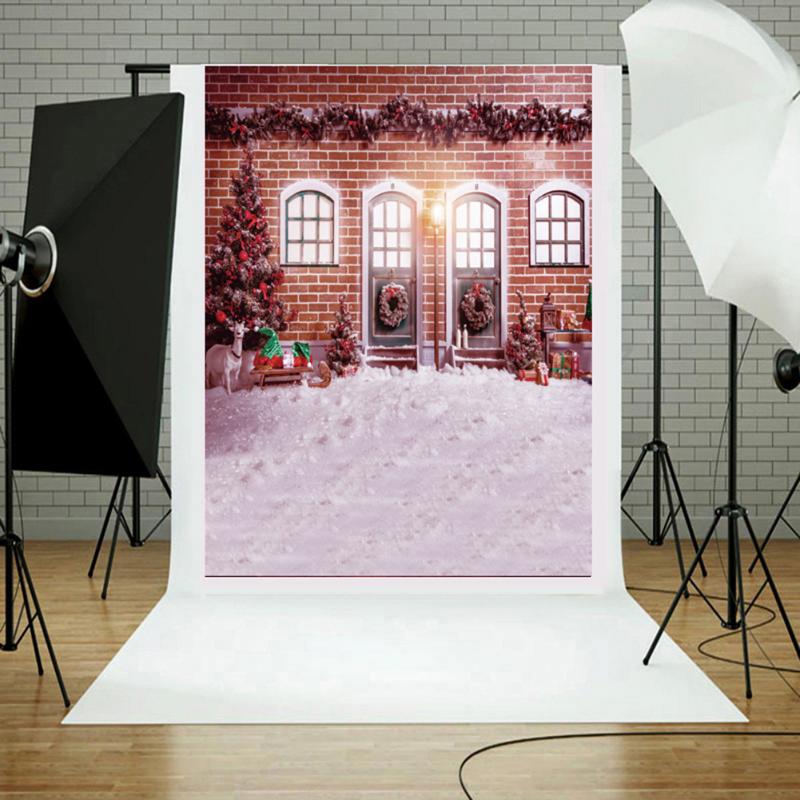 3x5ft photography backdrop christmas gift house balloon cele