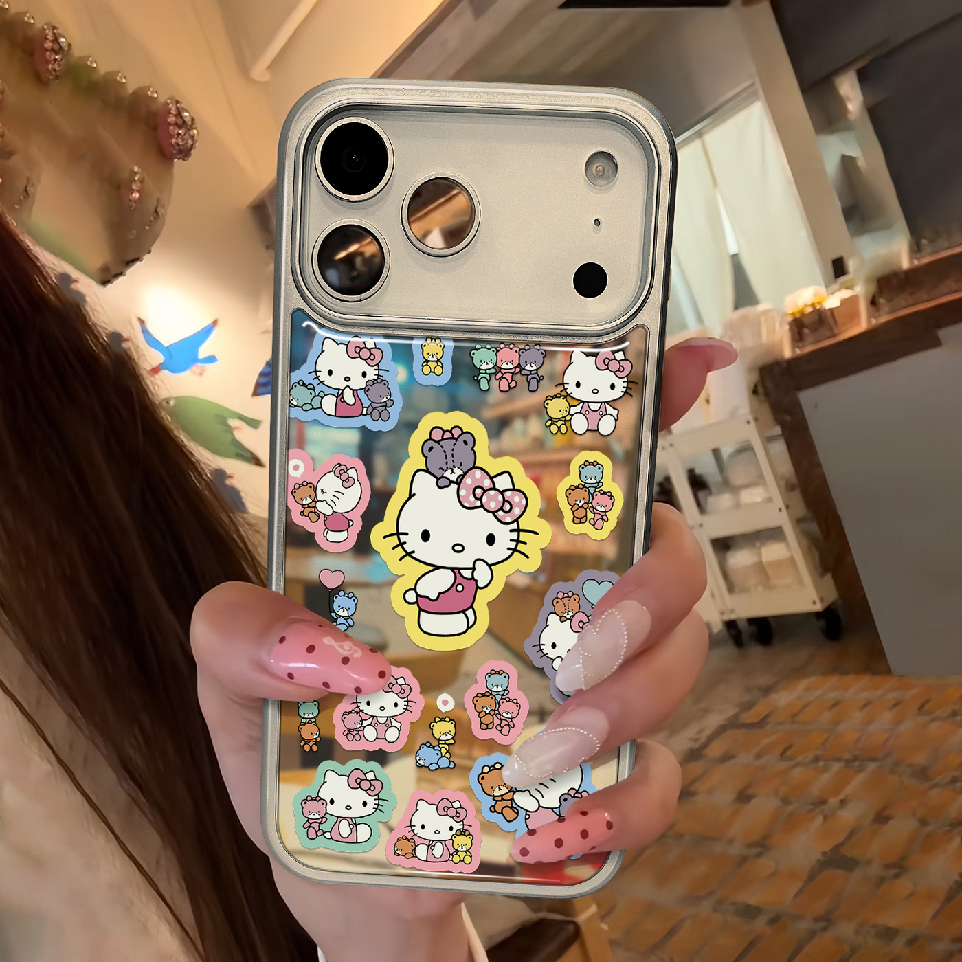 【kitty猫贴纸】苹果保护套