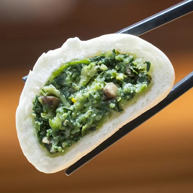 扬州富春包子荠菜香菇菜包萝卜丝
