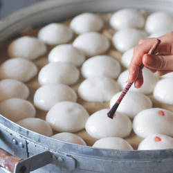 粮觅象山米馒头泡粑发糕酒酿馒头米粑粑 宁波特产传统小吃米饭饼