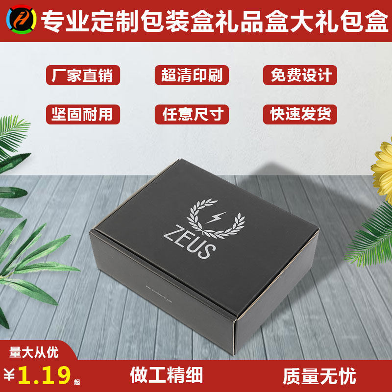 飞机盒定制包装盒印刷设计瓦楞盒礼品盒纸盒创意包装盒彩盒耳机盒
