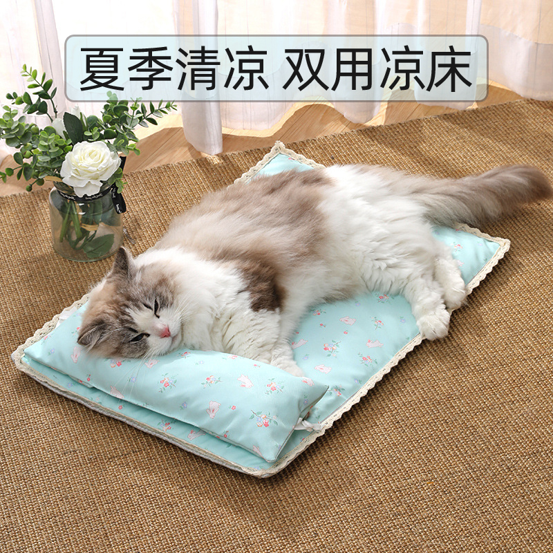 夏季凉席猫窝猫猫夏天降温