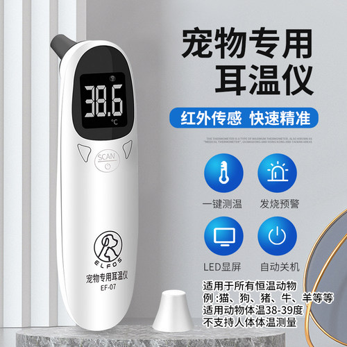 宠物体温计猫咪温度计动物专用
