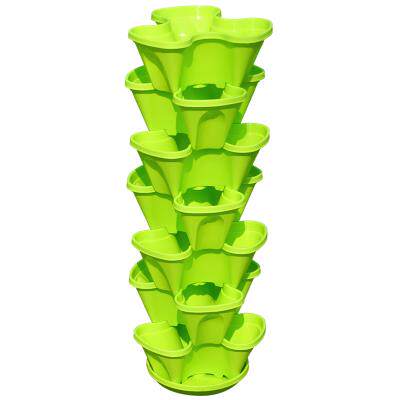 花瓣多层种植盆草莓种植盆花盆种菜盆加高多功能阳台蔬菜花盆